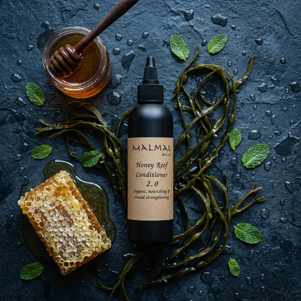 Honey Reef Conditioner Flat Lay
