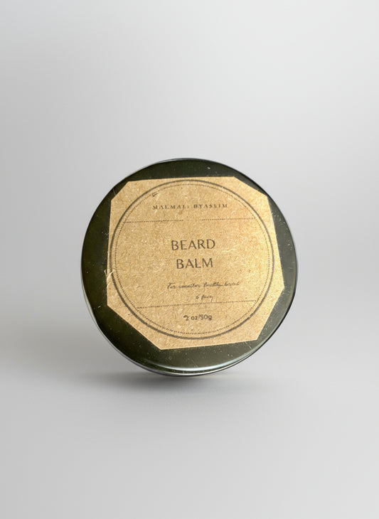 Premium Beard Balm - Natural Beeswax & Coconut Oil Styling Balm