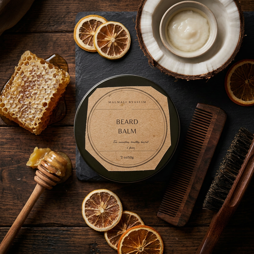 Beard Balm Flat Lay