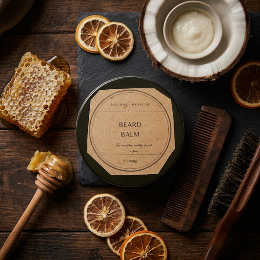 Beard Balm Flat Lay