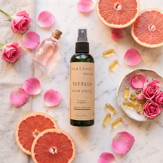 Hair Spritz Flat Lay