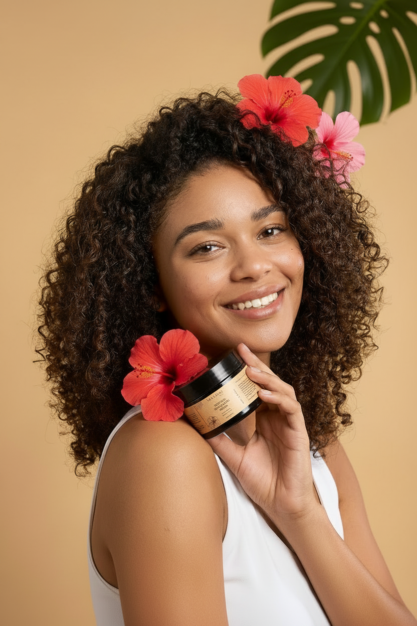 Hibiscus Honey Hair Cream - No Honeycomb
