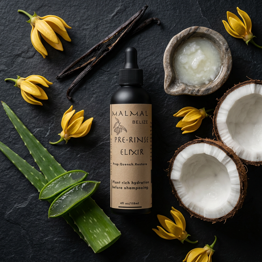 Pre Rinse Elixir Flat Lay